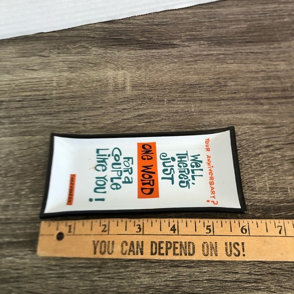 Vtg MCM Houze Art Glass Dish - Picture 5 of 8